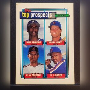 1992 Topps 591 Top Prospects Outfielders